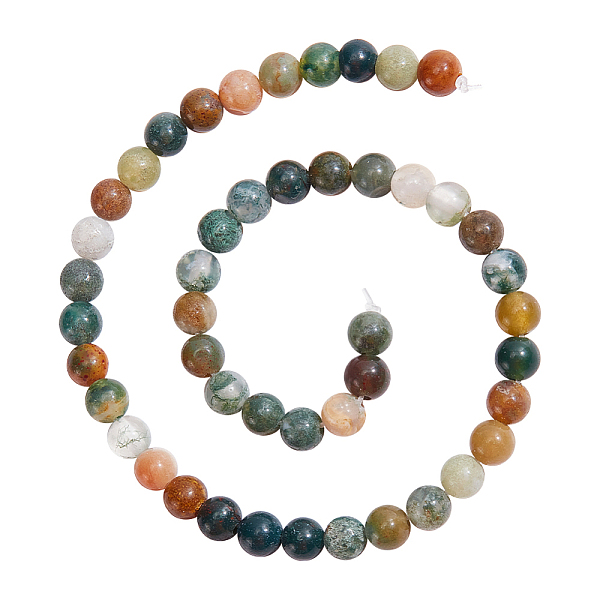 PandaHall Natural Indian Agate Beads Strands, Round, 4mm, Hole: 0.8mm, about 85~86pcs/strand, 15~16 inch Indian Agate Round
PandaHall Natural Indian Agate Beads Strands, Round, 4mm, Hole: 0.8mm, about 85~86pcs/strand, 15~16 inch Indian Agate Round