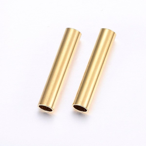 PandaHall 304 Stainless Steel Tube Beads, Golden, 30x6mm, Hole: 5mm 304 Stainless Steel Tube
PandaHall 304 Stainless Steel Tube Beads, Golden, 30x6mm, Hole: 5mm 304 Stainless Steel Tube