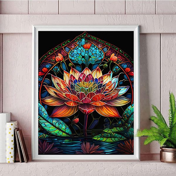 PandaHall Lotus Flower DIY Natural Scenery Pattern 5D Diamond Painting Kits, Colorful, 400x300mm Acrylic Flower
PandaHall Lotus Flower DIY Natural Scenery Pattern 5D Diamond Painting Kits, Colorful, 400x300mm Acrylic Flower