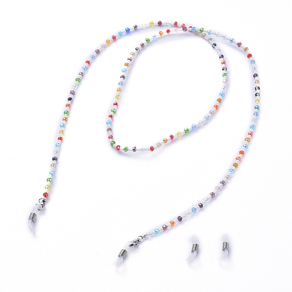 PandaHall Glasses Neck Cord, Strap Eyeglass String Holder, with Electroplate Glass Beads, Glass Seed Beads and Rubber Loop Ends, Colorful...
PandaHall Glasses Neck Cord, Strap Eyeglass String Holder, with Electroplate Glass Beads, Glass Seed Beads and Rubber Loop Ends, Colorful...