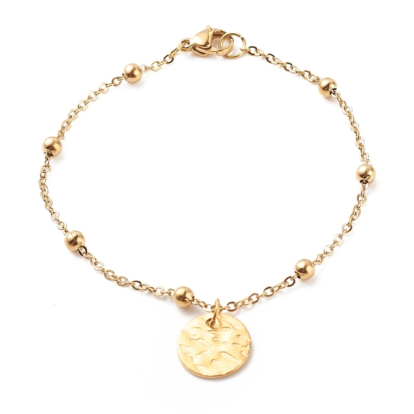 PandaHall Ion Plating(IP) 201 Stainless Steel Coin Charm Bracelet with 304 Stainless Steel Satellite Chains for Women, Golden, 7-1/4 inch...
PandaHall Ion Plating(IP) 201 Stainless Steel Coin Charm Bracelet with 304 Stainless Steel Satellite Chains for Women, Golden, 7-1/4 inch...