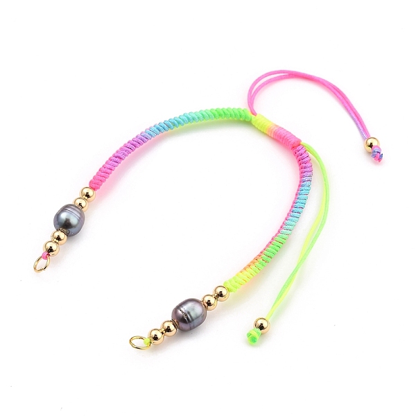PandaHall Adjustable Braided Nylon Thread Bracelet Making, with Brass Beads, Natural Cultured Freshwater Pearl Beads and 304 Stainless Steel...
PandaHall Adjustable Braided Nylon Thread Bracelet Making, with Brass Beads, Natural Cultured Freshwater Pearl Beads and 304 Stainless Steel...