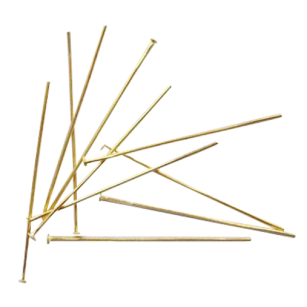 PandaHall Iron Flat Head Pins, Nickel Free, Golden, 70x0.7mm, 21 Gauge, Hole: 2mm, about 1800pcs/500g, Head: 2.5mm Iron
PandaHall Iron Flat Head Pins, Nickel Free, Golden, 70x0.7mm, 21 Gauge, Hole: 2mm, about 1800pcs/500g, Head: 2.5mm Iron