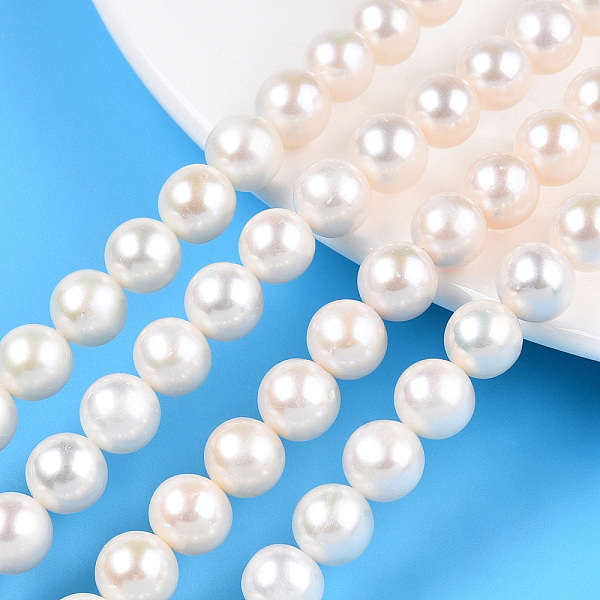 PandaHall Natural Cultured Freshwater Pearl Beads Strands, Round, Creamy White, 8.5~9.5mm, Hole: 0.6mm, about 47~48pcs/strand, 15.55~16.14...
PandaHall Natural Cultured Freshwater Pearl Beads Strands, Round, Creamy White, 8.5~9.5mm, Hole: 0.6mm, about 47~48pcs/strand, 15.55~16.14...
