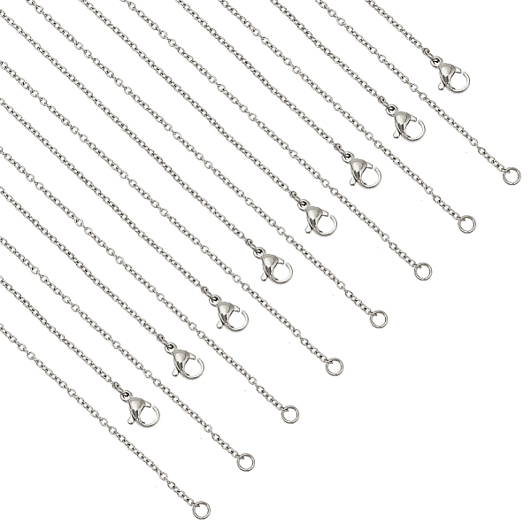 PandaHall 20Pcs 304 Stainless Steel Cable Chain Necklaces Set for Men Women, Stainless Steel Color, 17.72 inch(450mm) 304 Stainless Steel
PandaHall 20Pcs 304 Stainless Steel Cable Chain Necklaces Set for Men Women, Stainless Steel Color, 17.72 inch(450mm) 304 Stainless Steel