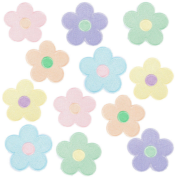 PandaHall Macaron Color 5-Petal Flower Shape Iron on/Sew on Computerized Embroidery Polyester Clothing Patches, Appliques, Mixed Color..., Multicolor
PandaHall Macaron Color 5-Petal Flower Shape Iron on/Sew on Computerized Embroidery Polyester Clothing Patches, Appliques, Mixed Color..., Multicolor