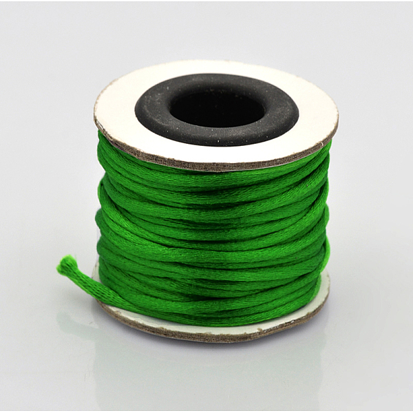 PandaHall Macrame Rattail Chinese Knot Making Cords Round Nylon Braided String Threads, Lime Green, 2mm, about 10.93 yards(10m)/roll Nylon...
PandaHall Macrame Rattail Chinese Knot Making Cords Round Nylon Braided String Threads, Lime Green, 2mm, about 10.93 yards(10m)/roll Nylon...