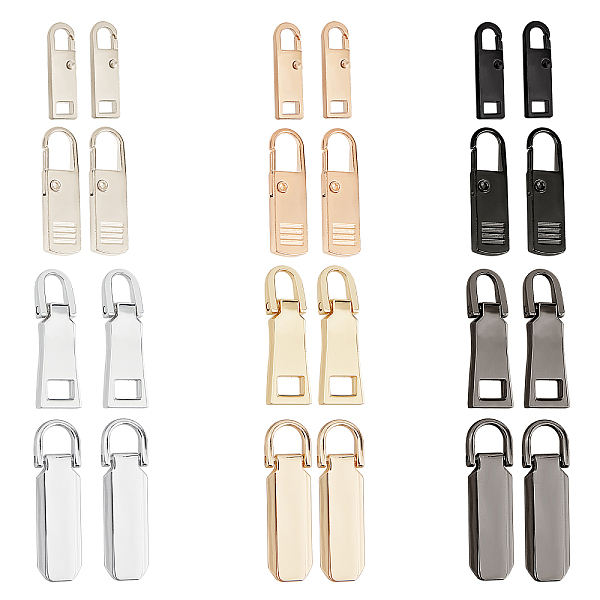 PandaHall Zinc Alloy Replacement pull-tab Accessories, for Luggage Suitcase Backpack Jacket Bags Coat, Mixed Color, 24pcs/box Alloy
PandaHall Zinc Alloy Replacement pull-tab Accessories, for Luggage Suitcase Backpack Jacket Bags Coat, Mixed Color, 24pcs/box Alloy