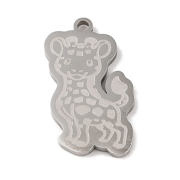 PandaHall 304 Stainless Steel Pendants, Giraffe Charm, Stainless Steel Color, 24.5x16x1.5mm, Hole: 1mm 304 Stainless Steel Giraffe
PandaHall 304 Stainless Steel Pendants, Giraffe Charm, Stainless Steel Color, 24.5x16x1.5mm, Hole: 1mm 304 Stainless Steel Giraffe