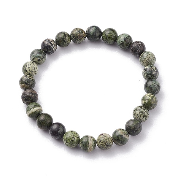 PandaHall Natural Green Zebra Jasper Beaded Bracelets, Round, 3/8 inch(0.9cm), Inner Diameter: 2-1/2 inch(6.3cm) Zebra Jasper
PandaHall Natural Green Zebra Jasper Beaded Bracelets, Round, 3/8 inch(0.9cm), Inner Diameter: 2-1/2 inch(6.3cm) Zebra Jasper