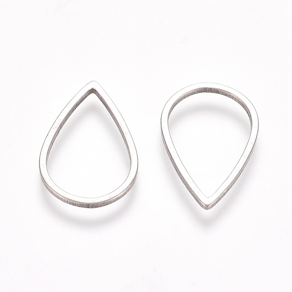 PandaHall Stainless Steel Linking Rings, for Jewelry Making, Teardrop, Stainless Steel Color, 15x10x0.8mm, Inner Diameter: 13x8mm Stainless...
PandaHall Stainless Steel Linking Rings, for Jewelry Making, Teardrop, Stainless Steel Color, 15x10x0.8mm, Inner Diameter: 13x8mm Stainless...