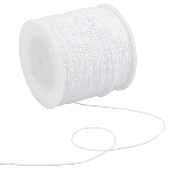 PandaHall SUNNYCLUE 109 Yards Nylon Craft String 0.8mm White Nylon Cord Satin String Rattail Trim Cord Nylon Thread Chinese Knot Friendship...
PandaHall SUNNYCLUE 109 Yards Nylon Craft String 0.8mm White Nylon Cord Satin String Rattail Trim Cord Nylon Thread Chinese Knot Friendship...