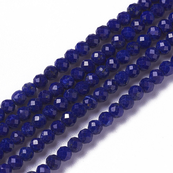 PandaHall Natural Lapis Lazuli Beads Strands, Faceted, Round, Grade AAA, 3x2.5~3mm, Hole: 0.2mm, about 117pcs/strand, 12.5~12.7 inch...
PandaHall Natural Lapis Lazuli Beads Strands, Faceted, Round, Grade AAA, 3x2.5~3mm, Hole: 0.2mm, about 117pcs/strand, 12.5~12.7 inch...
