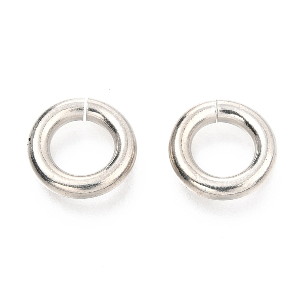 PandaHall 304 Stainless Steel Open Jump Rings, Round Ring, Stainless Steel Color, 11x2.5mm, Inner Diameter: 6.5mm 304 Stainless Steel
PandaHall 304 Stainless Steel Open Jump Rings, Round Ring, Stainless Steel Color, 11x2.5mm, Inner Diameter: 6.5mm 304 Stainless Steel
