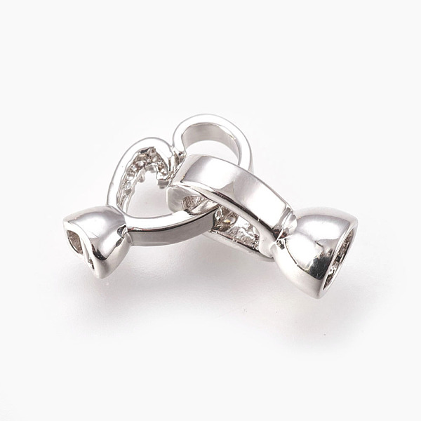 PandaHall Brass Micro Pave Cubic Zirconia Fold Over Clasps, Oval, Clear, Real Platinum Plated, 22.5mm, Inner: 3mm and 4mm Brass+Cubic...
PandaHall Brass Micro Pave Cubic Zirconia Fold Over Clasps, Oval, Clear, Real Platinum Plated, 22.5mm, Inner: 3mm and 4mm Brass+Cubic...