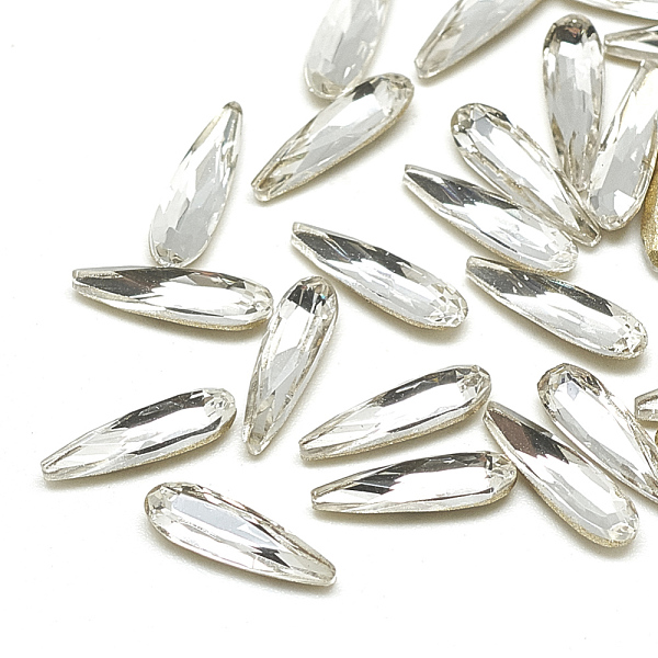 PandaHall DIY Pointed Back K9 Glass Rhinestone Cabochons, Random Color Back Plated, Faceted, teardrop, Crystal, 10x3x2mm Glass Rhinestone..., Clear
PandaHall DIY Pointed Back K9 Glass Rhinestone Cabochons, Random Color Back Plated, Faceted, teardrop, Crystal, 10x3x2mm Glass Rhinestone..., Clear