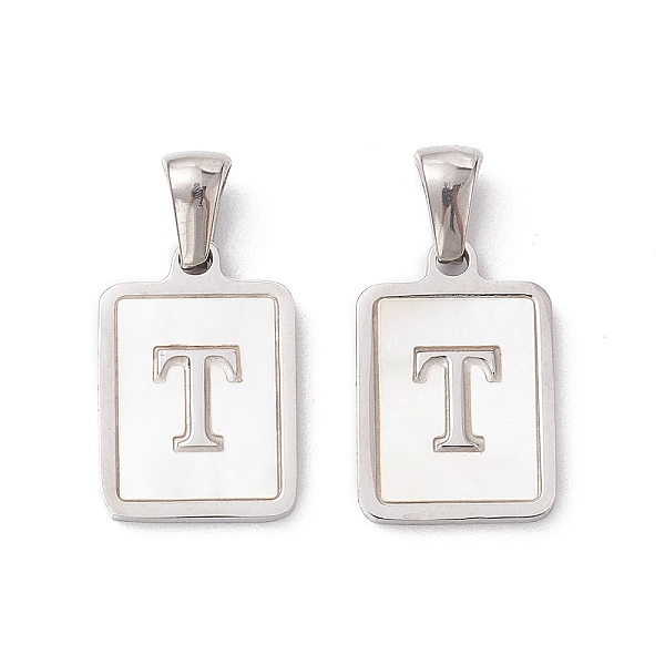 PandaHall 304 Stainless Steel Pave Shell Pendants, Rectangle Charm, Stainless Steel Color, Letter T, 17.5x12x1.5mm, Hole: 3x5mm Stainless...
PandaHall 304 Stainless Steel Pave Shell Pendants, Rectangle Charm, Stainless Steel Color, Letter T, 17.5x12x1.5mm, Hole: 3x5mm Stainless...