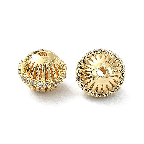 PandaHall Rack Plating Brass with Clear Cubic Zirconia Beads, Planet, Real 18K Gold Plated, 7x8x8mm, Hole: 1mm Brass+Cubic Zirconia Planet
PandaHall Rack Plating Brass with Clear Cubic Zirconia Beads, Planet, Real 18K Gold Plated, 7x8x8mm, Hole: 1mm Brass+Cubic Zirconia Planet