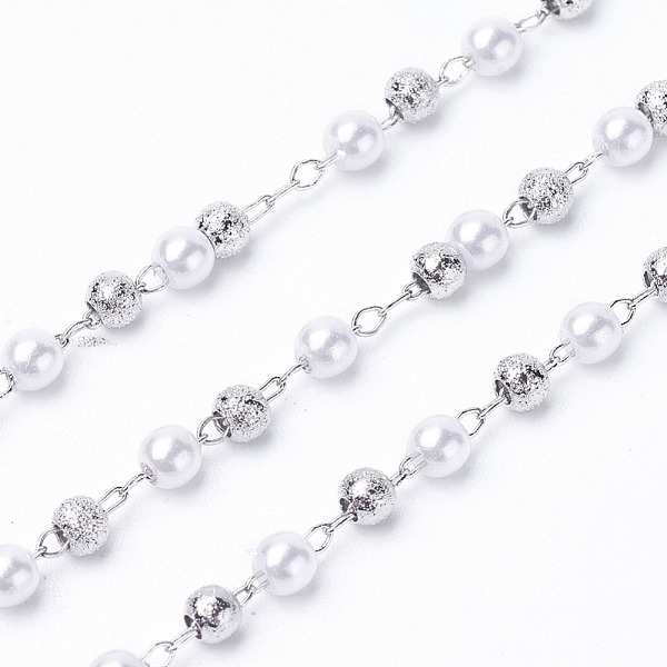 PandaHall Handmade Acrylic Beaded Chains, with Spool, with Brass Findings, Long-Lasting Plated, Soldered, Platinum, 3mm, about 32.8 Feet...
PandaHall Handmade Acrylic Beaded Chains, with Spool, with Brass Findings, Long-Lasting Plated, Soldered, Platinum, 3mm, about 32.8 Feet...