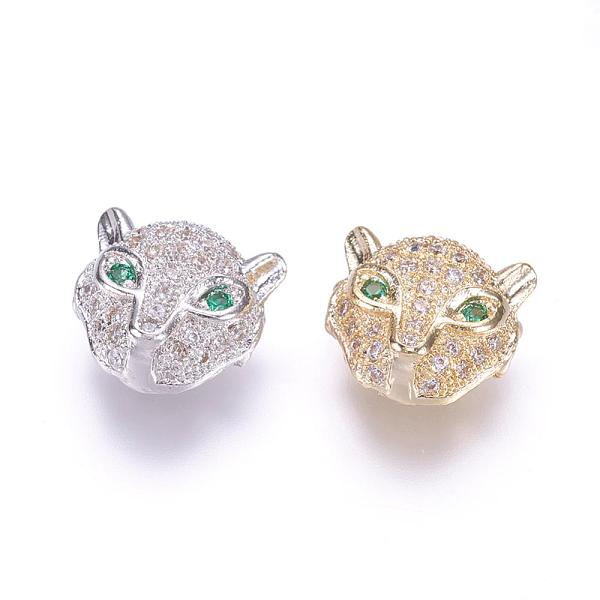 PandaHall Brass Micro Pave Cubic Zirconia Beads, Leopard, Mixed Color, 11x11.5x5.5mm, Hole: 1mm Brass+Cubic Zirconia Leopard
PandaHall Brass Micro Pave Cubic Zirconia Beads, Leopard, Mixed Color, 11x11.5x5.5mm, Hole: 1mm Brass+Cubic Zirconia Leopard