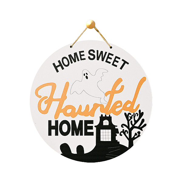 PandaHall CREATCABIN Wooden Pendant Decorations, with Jute Twine, for Party Gift Home Decoration, Halloween Theme, Flat Round, BurlyWood...
PandaHall CREATCABIN Wooden Pendant Decorations, with Jute Twine, for Party Gift Home Decoration, Halloween Theme, Flat Round, BurlyWood...
