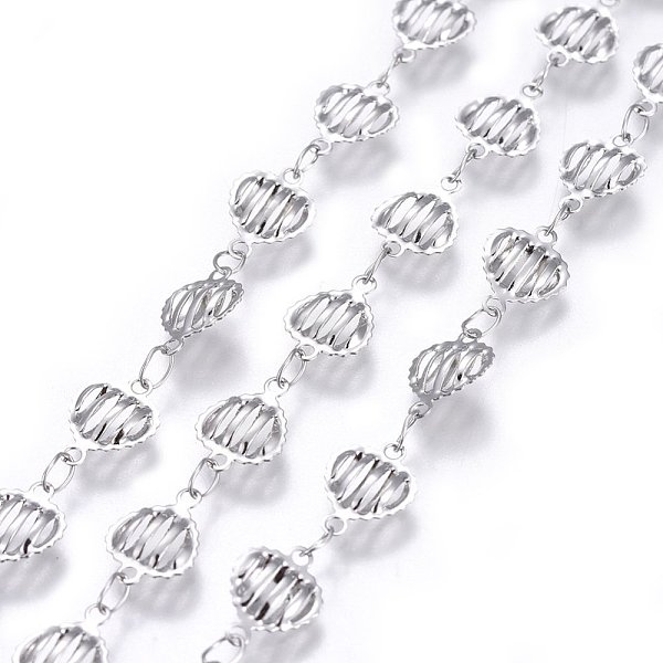 PandaHall 304 Stainless Steel Link Chains, Soldered, Heart, Stainless Steel Color, 10x7x2mm 304 Stainless Steel
PandaHall 304 Stainless Steel Link Chains, Soldered, Heart, Stainless Steel Color, 10x7x2mm 304 Stainless Steel