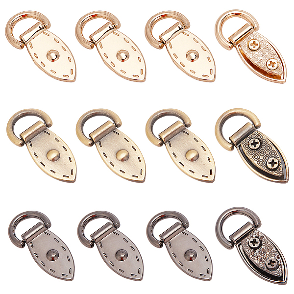 PandaHall WADORN 12Pcs 3 Colors Zinc Alloy Suspension Clasps, for Bag Replacement Accessories, Eye, Mixed Color, 3.5x1.5x0.6cm, Hole...
PandaHall WADORN 12Pcs 3 Colors Zinc Alloy Suspension Clasps, for Bag Replacement Accessories, Eye, Mixed Color, 3.5x1.5x0.6cm, Hole...