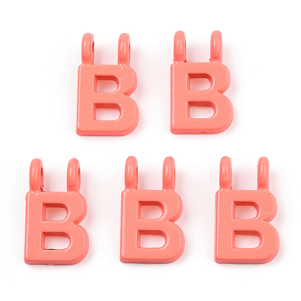 PandaHall Rack Plating Spray Painted Alloy 2-Loop Link Pendants, Letter Charms, Lead Free & Nickel Free & Cadmium Free, Letter.B, 13.5x8x2mm..., Red
PandaHall Rack Plating Spray Painted Alloy 2-Loop Link Pendants, Letter Charms, Lead Free & Nickel Free & Cadmium Free, Letter.B, 13.5x8x2mm..., Red