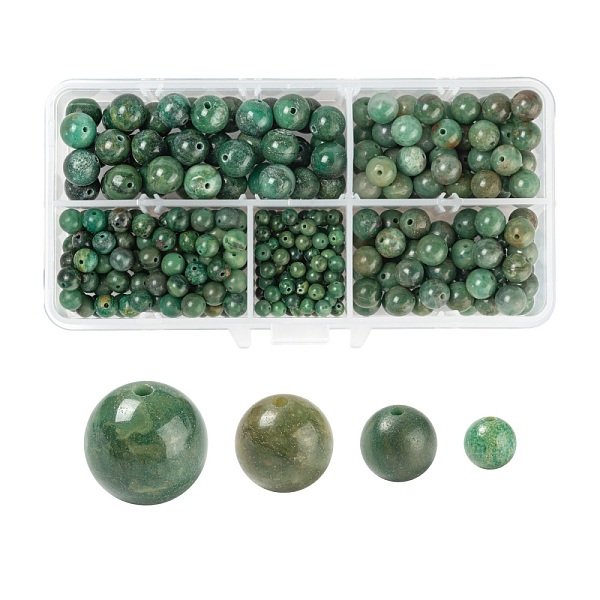 PandaHall 340Pcs 4 Style Natural African Jade Beads, Round, 4mm/6mm/8mm/10mm, Hole: 1mm African Jade Round
PandaHall 340Pcs 4 Style Natural African Jade Beads, Round, 4mm/6mm/8mm/10mm, Hole: 1mm African Jade Round