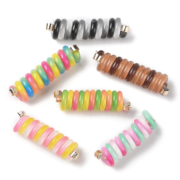 PandaHall Plastic & Alloy Spiral Hair Tie for Women & Girl, Elastic Hair Rope Ponytail Holder Braid Accessories, Mixed Color, 70~75x18mm..., Multicolor
PandaHall Plastic & Alloy Spiral Hair Tie for Women & Girl, Elastic Hair Rope Ponytail Holder Braid Accessories, Mixed Color, 70~75x18mm..., Multicolor