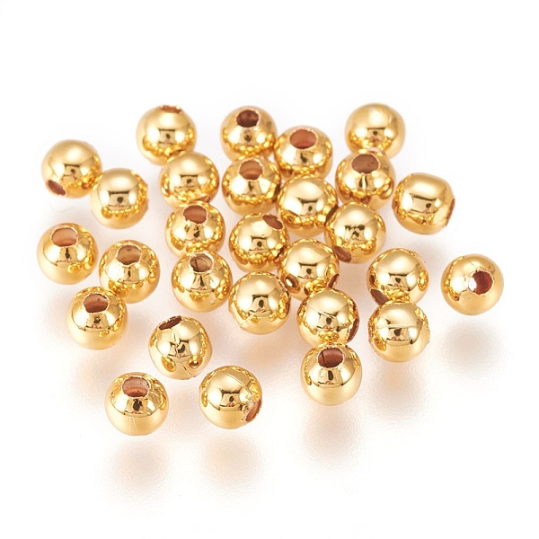 PandaHall Brass Beads, Long-Lasting Plated, Round, Golden, 3x2.5mm, Hole: 1.2mm, 200pcs/set Brass Round
PandaHall Brass Beads, Long-Lasting Plated, Round, Golden, 3x2.5mm, Hole: 1.2mm, 200pcs/set Brass Round