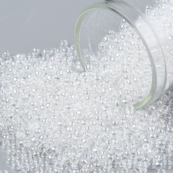 PandaHall TOHO Round Seed Beads, Japanese Seed Beads, (101) Crystal Transparent Luster, 11/0, 2.2mm, Hole: 0.8mm, about 1110pcs/10g Glass..., Clear
PandaHall TOHO Round Seed Beads, Japanese Seed Beads, (101) Crystal Transparent Luster, 11/0, 2.2mm, Hole: 0.8mm, about 1110pcs/10g Glass..., Clear