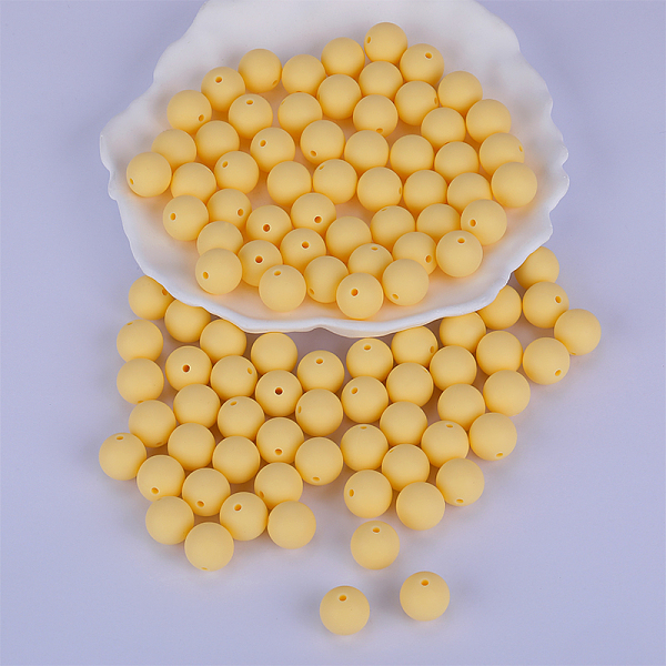 PandaHall Round Silicone Focal Beads, Chewing Beads For Teethers, DIY Nursing Necklaces Making, Moccasin, 15mm, Hole: 2mm Silicone Round..., Orange
PandaHall Round Silicone Focal Beads, Chewing Beads For Teethers, DIY Nursing Necklaces Making, Moccasin, 15mm, Hole: 2mm Silicone Round..., Orange
