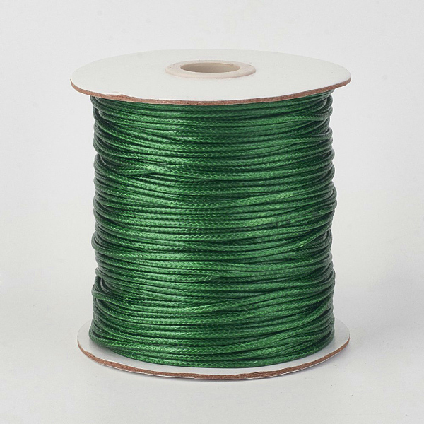 PandaHall Eco-Friendly Korean Waxed Polyester Cord, Dark Green, 0.5mm, about 169.51~174.98 Yards(155~160m)/Roll Waxed Polyester Cord
PandaHall Eco-Friendly Korean Waxed Polyester Cord, Dark Green, 0.5mm, about 169.51~174.98 Yards(155~160m)/Roll Waxed Polyester Cord