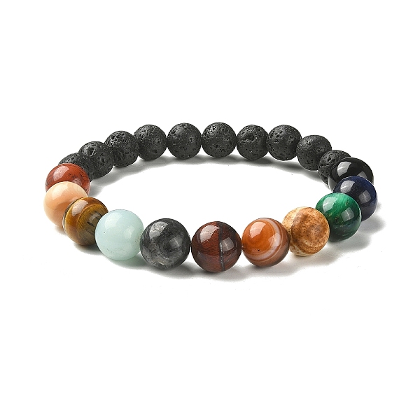 PandaHall Natural Shell & Mixed Gemstone Round Beaded Stretch Bracelet, Universe Chakra Galaxy Solar System Jewelry for Women, Inner...
PandaHall Natural Shell & Mixed Gemstone Round Beaded Stretch Bracelet, Universe Chakra Galaxy Solar System Jewelry for Women, Inner...