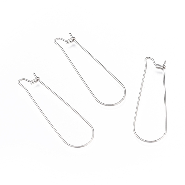 PandaHall 304 Stainless Steel Hoop Earring Finding, Kidney Ear Wire, Stainless Steel Color, 21 Gauge, 39x12.5mm, Pin: 0.7mm 304 Stainless...
PandaHall 304 Stainless Steel Hoop Earring Finding, Kidney Ear Wire, Stainless Steel Color, 21 Gauge, 39x12.5mm, Pin: 0.7mm 304 Stainless...