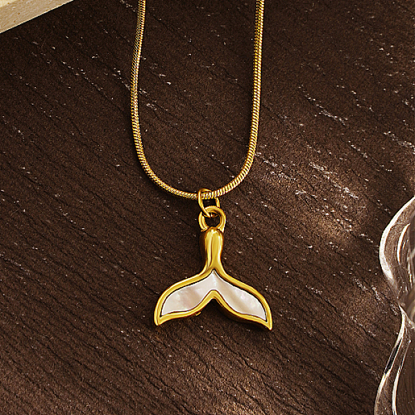PandaHall Fishtail Stainless Steel Pendant Necklaces for Women, Golden, 15.75 inch(40cm) Stainless Steel Fish
PandaHall Fishtail Stainless Steel Pendant Necklaces for Women, Golden, 15.75 inch(40cm) Stainless Steel Fish