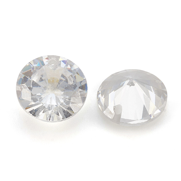 PandaHall Cubic Zirconia Pointed Back Pendants, Faceted, Flat Round, Clear, 8mm, Hole: 1mm Cubic Zirconia Flat Round Clear
PandaHall Cubic Zirconia Pointed Back Pendants, Faceted, Flat Round, Clear, 8mm, Hole: 1mm Cubic Zirconia Flat Round Clear
