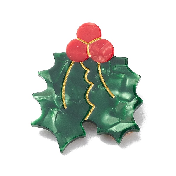 PandaHall Christmas Cellulose Acetate Alligator Hair Clip, with Alloy Chips, Green, 40x34mm Cellulose Acetate Holly Leaves Green
PandaHall Christmas Cellulose Acetate Alligator Hair Clip, with Alloy Chips, Green, 40x34mm Cellulose Acetate Holly Leaves Green