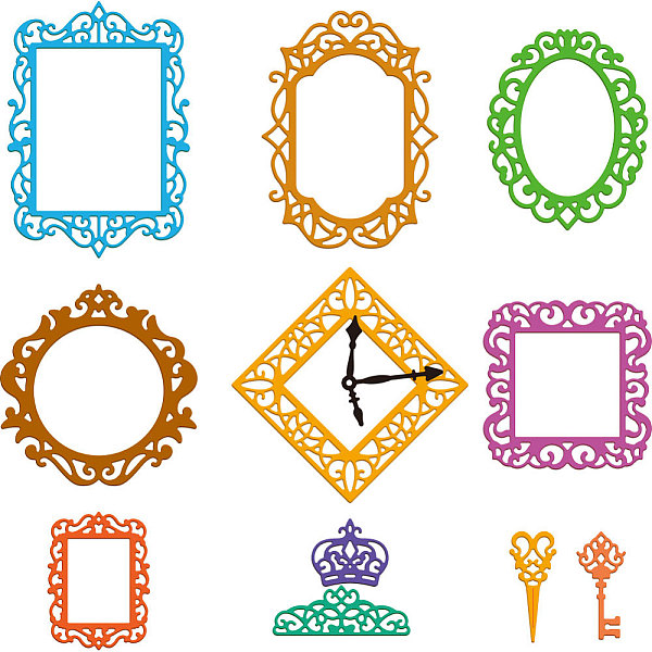 PandaHall Retro Frame Carbon Steel Cutting Dies Stencils, Decorative Embossing Paper Card Making Template for DIY Scrapbooking, Art Craft...
PandaHall Retro Frame Carbon Steel Cutting Dies Stencils, Decorative Embossing Paper Card Making Template for DIY Scrapbooking, Art Craft...