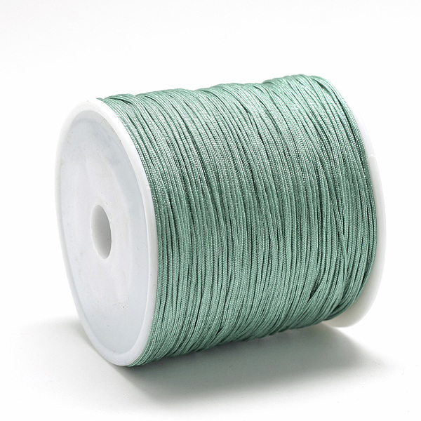 PandaHall Nylon Thread, Chinese Knotting Cord, Cadet Blue, 0.8mm, about 109.36 yards(100m)/roll Nylon Blue
PandaHall Nylon Thread, Chinese Knotting Cord, Cadet Blue, 0.8mm, about 109.36 yards(100m)/roll Nylon Blue