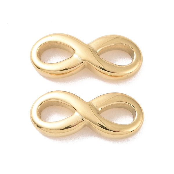 PandaHall Ion Plating(IP) 304 Stainless Steel Connector Charms, Infinity, Real 18K Gold Plated, 6.5x15.5x3mm, Hole: 3x4.5mm 304 Stainless...
PandaHall Ion Plating(IP) 304 Stainless Steel Connector Charms, Infinity, Real 18K Gold Plated, 6.5x15.5x3mm, Hole: 3x4.5mm 304 Stainless...