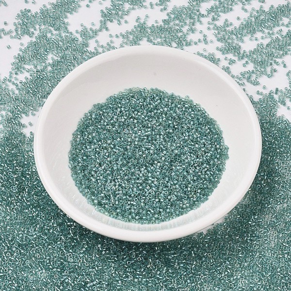 PandaHall MIYUKI Delica Beads, Cylinder, Japanese Seed Beads, 11/0, (DB1767) Sparkling Aqua Green Lined Crystal AB, 1.3x1.6mm, Hole: 0.8mm..., Cyan
PandaHall MIYUKI Delica Beads, Cylinder, Japanese Seed Beads, 11/0, (DB1767) Sparkling Aqua Green Lined Crystal AB, 1.3x1.6mm, Hole: 0.8mm..., Cyan