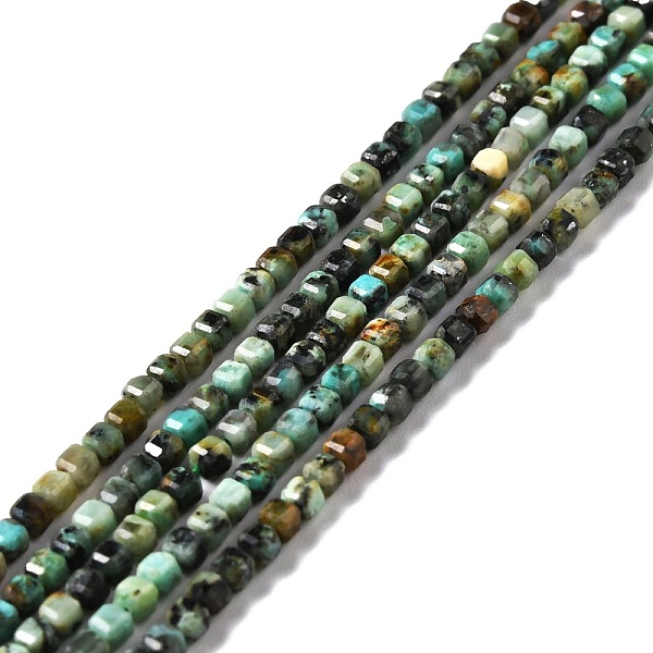 PandaHall Natural African Turquoise(Jasper) Beads Strands, Faceted, Cube, 2.5x2.5x2.5mm, Hole: 0.7mm, about 170pcs/strand, 15.35''(39cm)...
PandaHall Natural African Turquoise(Jasper) Beads Strands, Faceted, Cube, 2.5x2.5x2.5mm, Hole: 0.7mm, about 170pcs/strand, 15.35''(39cm)...