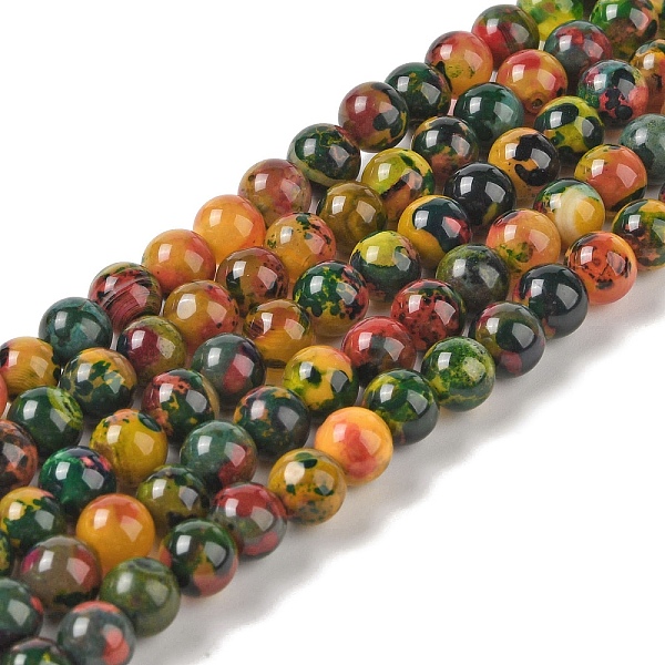 PandaHall Natural Agate Bead Strands, Dyed & Heated, Round, Dark Green, 8mm, Hole: 0.7mm, about 44pcs/strand, 14.17 inch(36cm) Natural Agate...
PandaHall Natural Agate Bead Strands, Dyed & Heated, Round, Dark Green, 8mm, Hole: 0.7mm, about 44pcs/strand, 14.17 inch(36cm) Natural Agate...