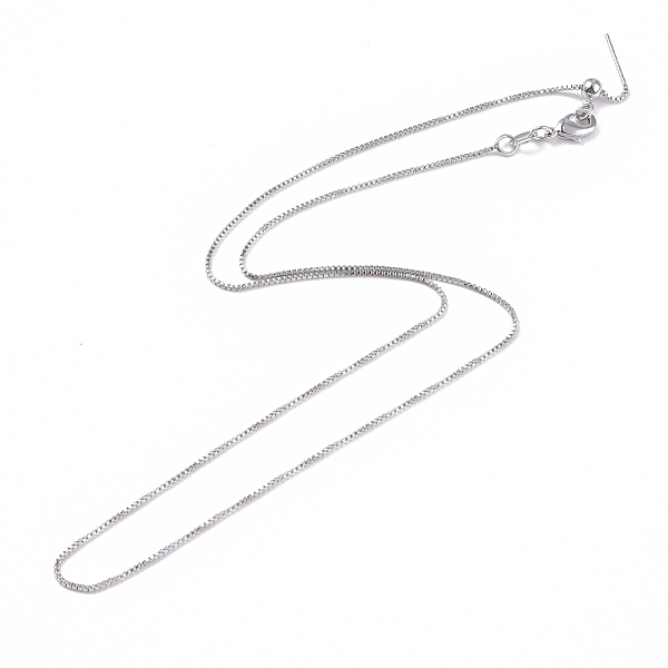 PandaHall Brass Venetian Chain, Box Chain Necklaces, with Lobster Claw Clasps and Stopper Beads, Long-Lasting Plated, Platinum, 17.71 inch...
PandaHall Brass Venetian Chain, Box Chain Necklaces, with Lobster Claw Clasps and Stopper Beads, Long-Lasting Plated, Platinum, 17.71 inch...