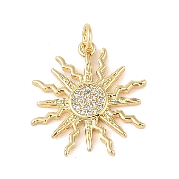 PandaHall Brass Micro Pave Clear Cubic Zirconia Pendants, with Jump Ring, Long-Lasting Plated, Sun, Real 18K Gold Plated, 21x19.5x2mm, Jump...
PandaHall Brass Micro Pave Clear Cubic Zirconia Pendants, with Jump Ring, Long-Lasting Plated, Sun, Real 18K Gold Plated, 21x19.5x2mm, Jump...