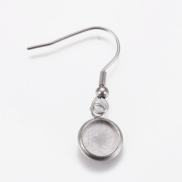 PandaHall Stainless Steel Dangle Earrings, Cabochon Settings, Flat Round, Stainless Steel Color, Tray: 8mm, Pendant: 13x10x1.5mm, 34mm, 21...
PandaHall Stainless Steel Dangle Earrings, Cabochon Settings, Flat Round, Stainless Steel Color, Tray: 8mm, Pendant: 13x10x1.5mm, 34mm, 21...
