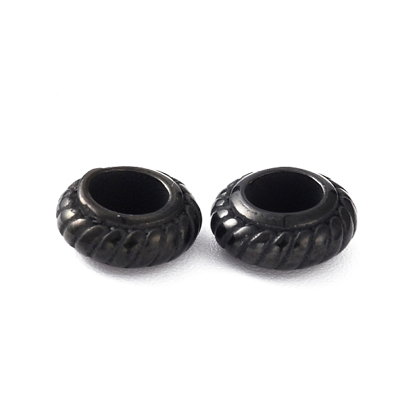 PandaHall Ion Plating(IP) 304 Stainless Steel European Beads, Large Hole Beads, Rondelle, Electrophoresis Black, 8.5x3.5mm, Hole: 4mm 304...
PandaHall Ion Plating(IP) 304 Stainless Steel European Beads, Large Hole Beads, Rondelle, Electrophoresis Black, 8.5x3.5mm, Hole: 4mm 304...