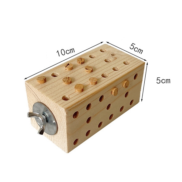 PandaHall Wood Bird Block Chewing Toy, Wooden Parrot Teething Toy, Foraging Training Toys for Small Animals, Rectangle, Wheat, 100x50x50mm..., Orange
PandaHall Wood Bird Block Chewing Toy, Wooden Parrot Teething Toy, Foraging Training Toys for Small Animals, Rectangle, Wheat, 100x50x50mm..., Orange